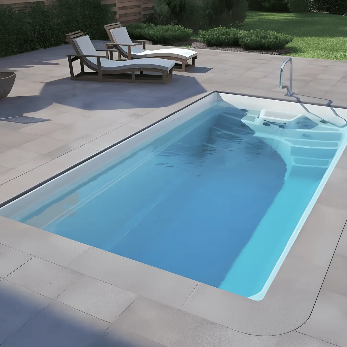 Композитный бассейн Laguna 5 — вид сверху в Ростове-на-Дону