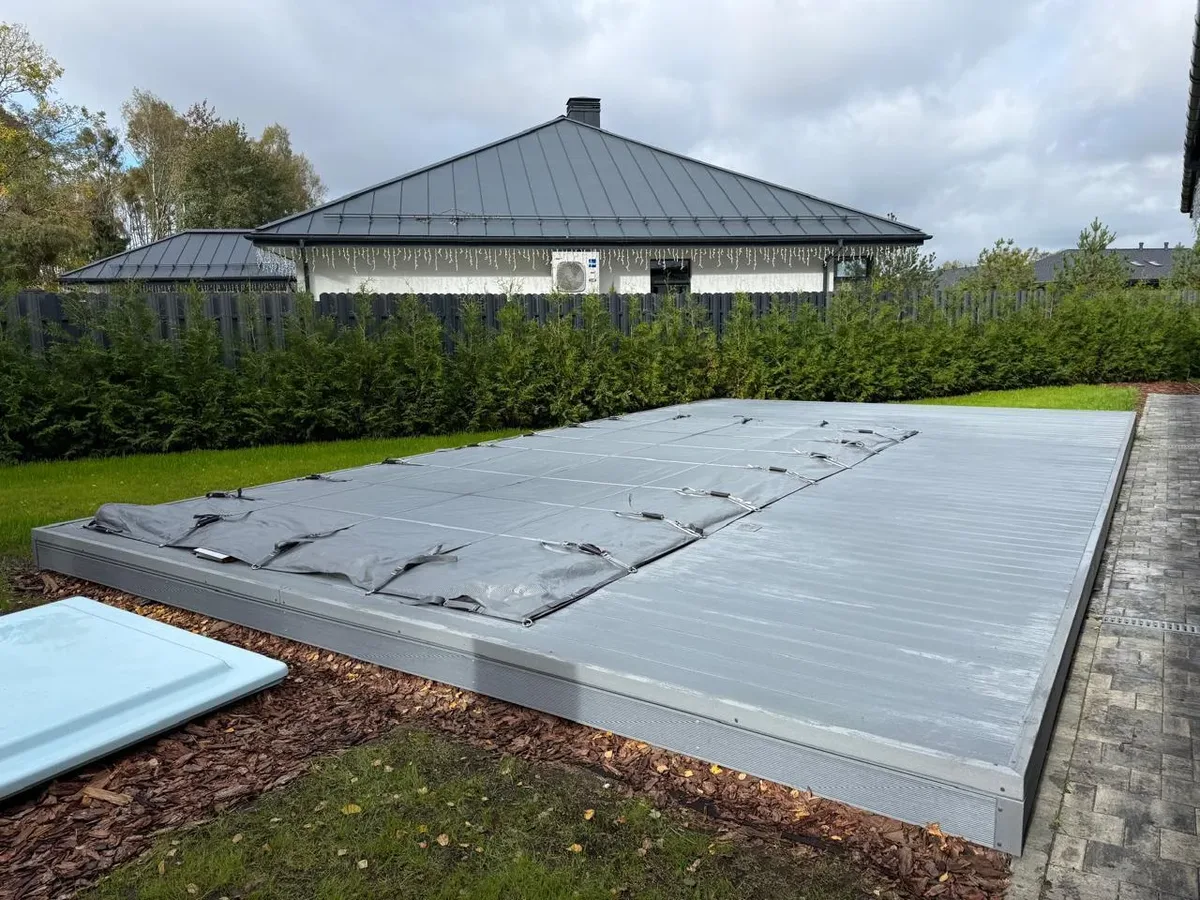 Покрывало Laguna Cover Mesh — установка в Ростове-на-Дону